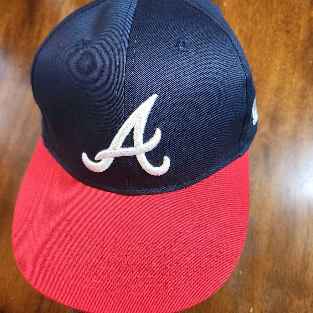Atlanta Braves Hat Adjustable Osfm‎ Team MLB Baseball Cap Red Blue Outdoor Cap